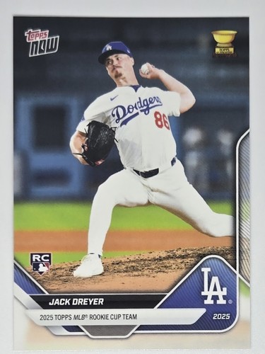2025 Topps Now RC12 Jack Dreyer
