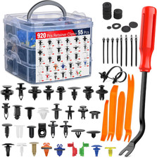 975Pcs Car Push Retainer Clips Auto Fasteners Kit Included 33 Sizes Nylon Bumper