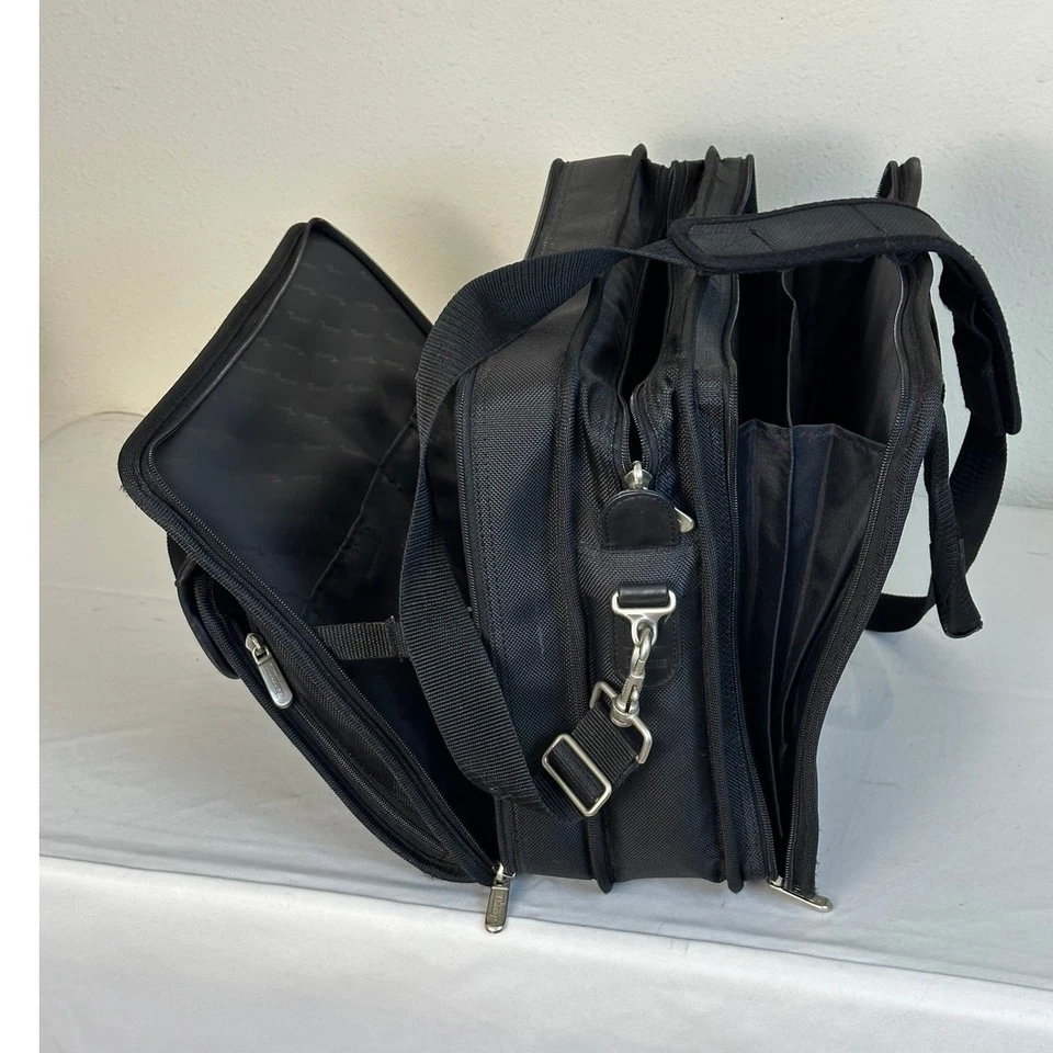 Maletín para portátil Targus negro lona/cuero 16 pulgadas Foto 3 de 4