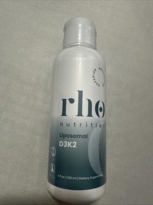 Rho Nutrition Liposomal D3K2 High Absorption Liquid Vitamins D3 & K2 4oz