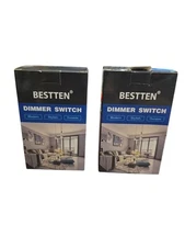 Lot Of 2 BESTTEN Dimmer Switches 