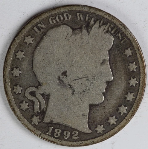1892 Barber Half Dollar
