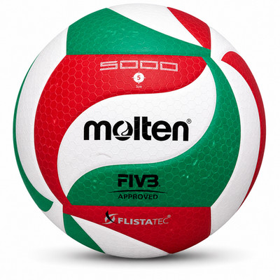 Molten Size 5 Volleyball V5M5000 FIVB Approved PU Leather Indoor Outdoor Ball