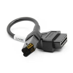 4pin Aux 16pin Obd2 Câble de convertisseur d'adaptateur diagnostique pour câble de scanner Ducati