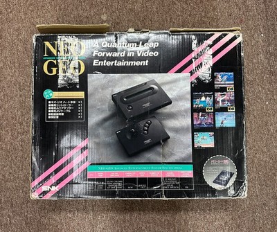 SNK Neo Geo AES NGH Silver System/Console Retail Box/Packaging