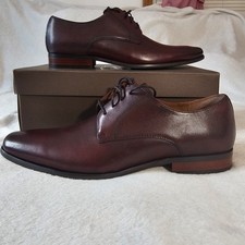 Florsheim Kierland Mens Size 9D Plain Toe Leather Oxford Dress Shoe Burgundy NIB