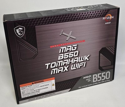 MSI MAG B550 TomaHawk MAX WIFI AM4 AMD Motherboard *NEW*