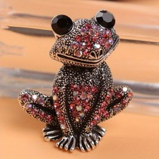 Frog Brooch Fashion Small Animal Pin Retro European American Corsage Jewellery