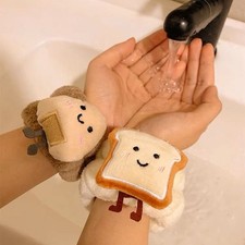 1Pc Wrists Washband Headband Scrunchies Cuffs Face Washing Microfiber Wristbands