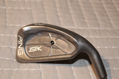 ***** PING ISI -K- # 3 IRON-MENS R/H-JZ -BLACK DOT-STIFF STEEL-*****