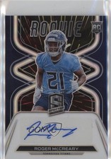 2022 Panini Spectra Rookie Hyper Prizm 32/60 Roger McCreary #16 Auto 15g5