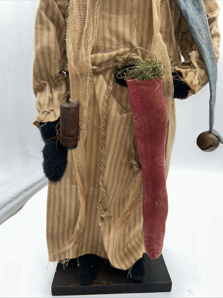 Camisa de noche vintage Arnett’s Country Store Santa 24” firmada casera cera de abejas Foto 4 de 4