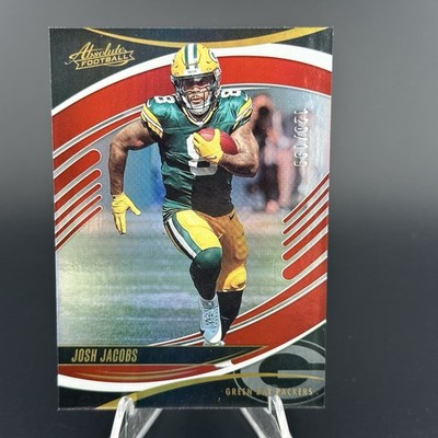 Panini 2025 Absolute Football Josh Jacobs Base Set #39 Green Bay Packers 128/199