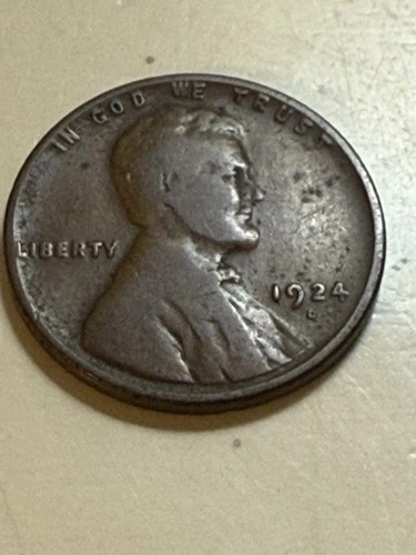 1924-D Lincoln Wheat Cent - GOOD KEY DATE COIN