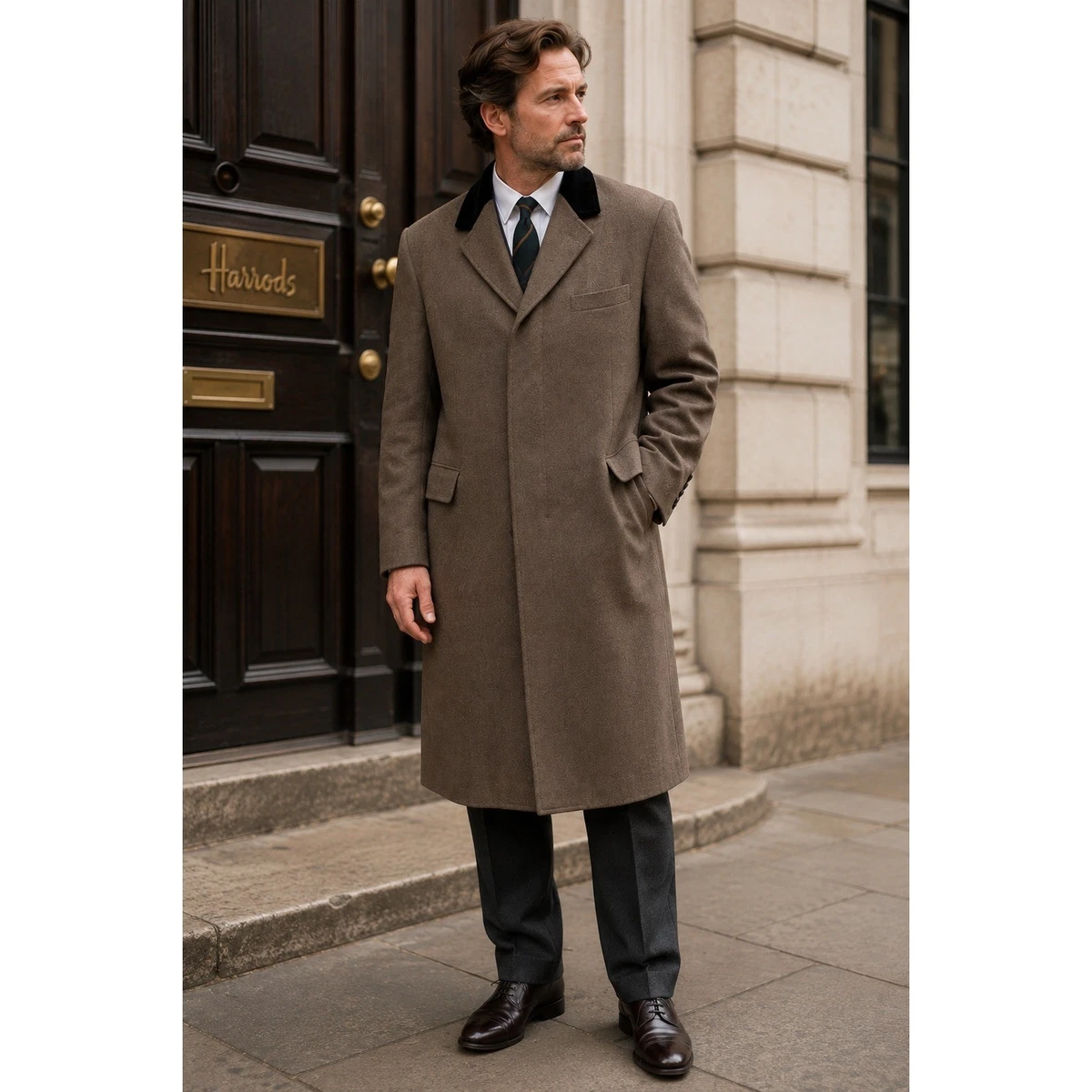 100% Wool Tailored Vintage Outerwear Coats & Jackets for Men for