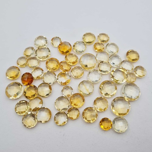 Pietra sfusa taglio briolette tondo ametista verde naturale lotto 91