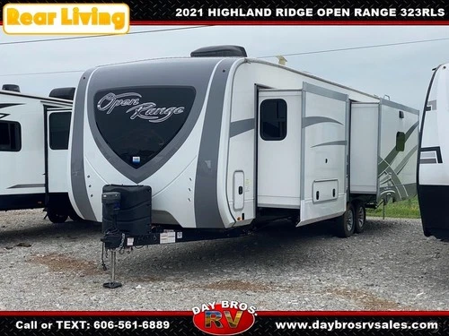 21 Highland Ridge Open Range OT323RLS Travel Trailer Towable RV Camper Theater