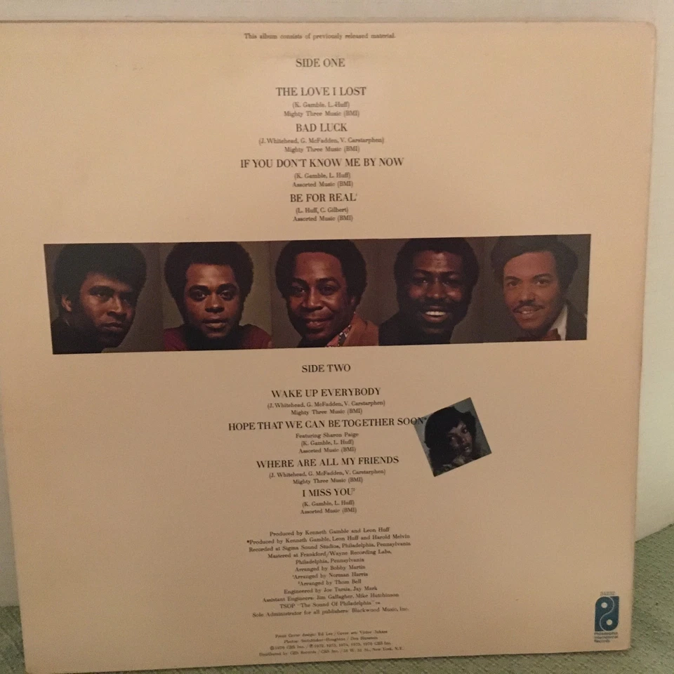 HAROLD MELVIN & THE BLUE NOTES Collectors' Item PZ34232 LP Foto 2 de 4