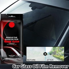 1-5XPowerful Car Glass Cleaner Tool–Oil Film Remover For Windshield&Mirror X6M6