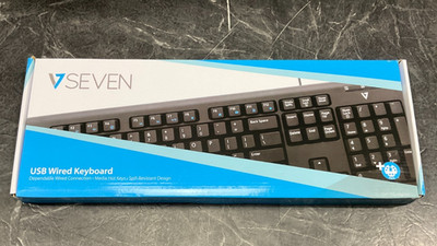 V7 Multimedia Wired Keyboard KU200US    ️     NEW! SEALED!    ️    