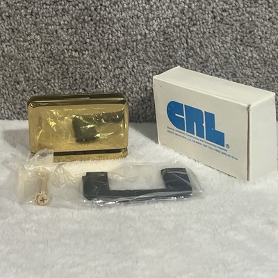 CRL Prima PPH01BR Polished Brass Shower Door Hinge Top/Bottom Mount 01 Series