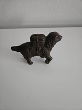 1910 CAST IRON NEWFOUNDLAND DOG FIGURAL STILL BANK By A. C. WILLIAMS