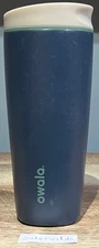 Owala SmoothSip Slider 20 oz Coffee Mug Navy Nights Leakproof Stainless Steel