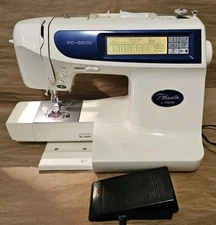 Brother PC-6500 Pacesetter Computerized Sewing Machine Denim Quilting W/ Pedal