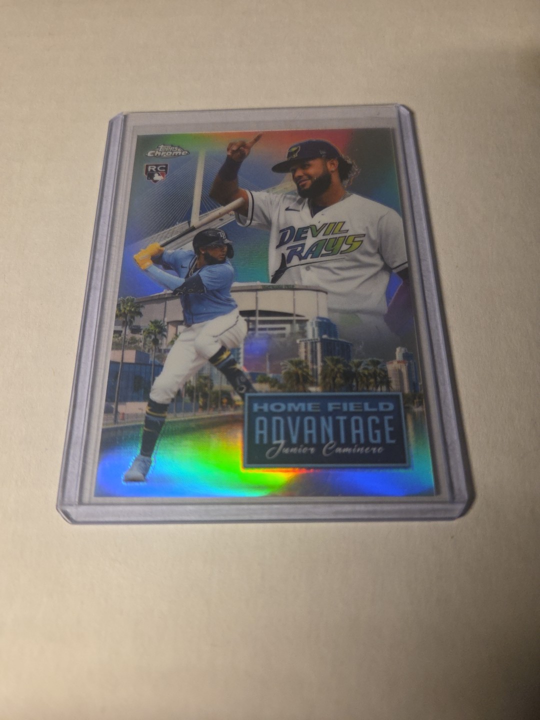 2024 Topps Chrome Update JUNIOR CAMINERO Home Field Advantage RC #HFAC-36