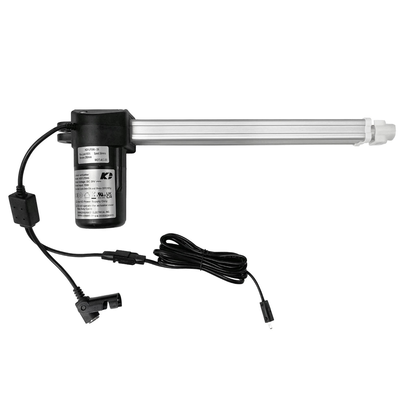Kaidi Linear Actuator Motor KDYJT006-20 Electric Recliner Lift Chair Replacement