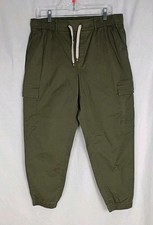 Tommy Hilfiger Green Cargo Pants Women Size M Cropped Hiking