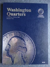 Whitman Washington Quarters Coin Folder 1932-1947 Number 1 Album Book 9018