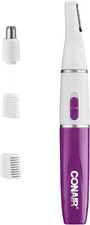 Conair All-In-1 Facial Hair Trimmer for Women, Perfect for Face, Ear/Nose and Ey