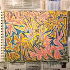 Drawing 11X14" Oil Pastel on Paper