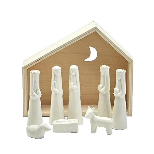 Wooden Holiday Décor Sculptures & Figurines