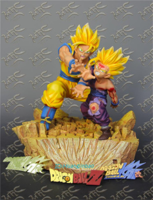 goku gohan kamehameha figure