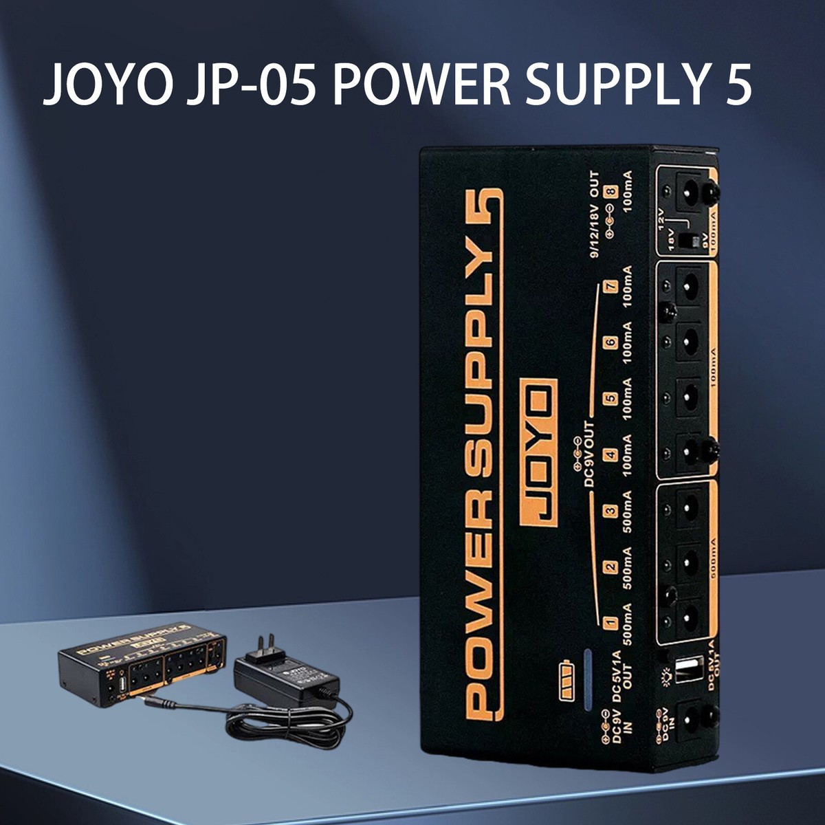 ギター JOYO POWER SUPPLY 5 JP-05 Joyo JP-05 Power Bank Supply 5 – United States
