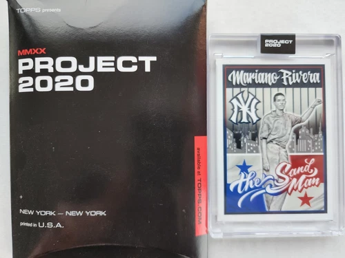 2020 Topps Project Mariano Rivera Card #131 Yankees Mister Cartoon