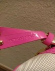 Victoria's Secret Carry On Luggage Tote Handbag Purse Pink Gold Tan Zipper NWT — photo 7