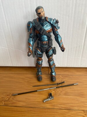 DC Direct Batman Arkham Origins Serie 2 Deathstroke Entlarvt Actionfigur