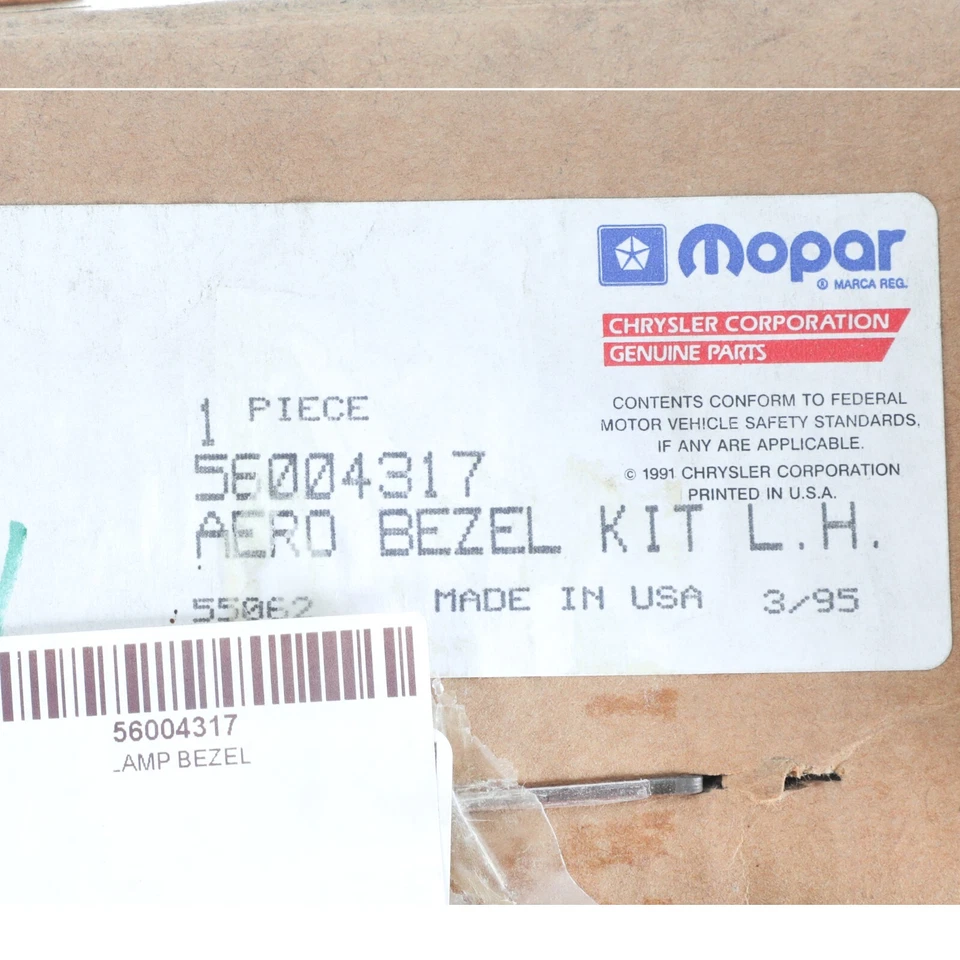 GENUINA MOPAR 91-96 DODGE DAKOTA LÁMPARA MARCADOR LATERAL GIRATORIO PARQUE NUEVA 56004317 Foto 2 de 4