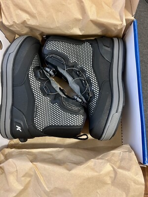 SIZE #11 KORKERS CHROME LITE WADING BOOTS - HYPERLITE, QUICK DRAIN, FIXED SOLE