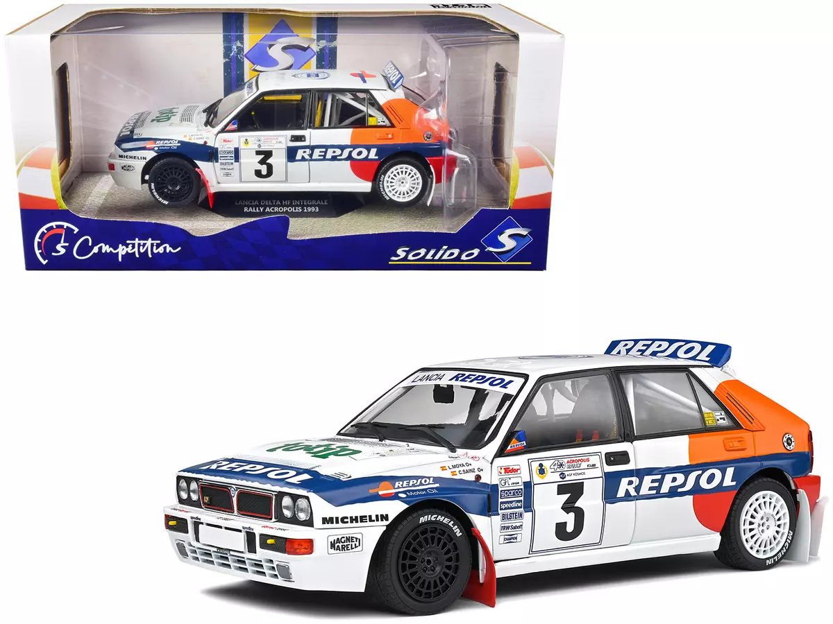 1/18 Solido Lancia Delta HF Integrale C. Sainz #3 Acropolis Rally 1993 S1807802