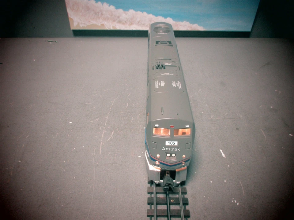 WILLIAMS GEN 105 AMTRAK GENESIS POMER W/HORN CAB#105 NEW W/O.B. - Image 4 of 4