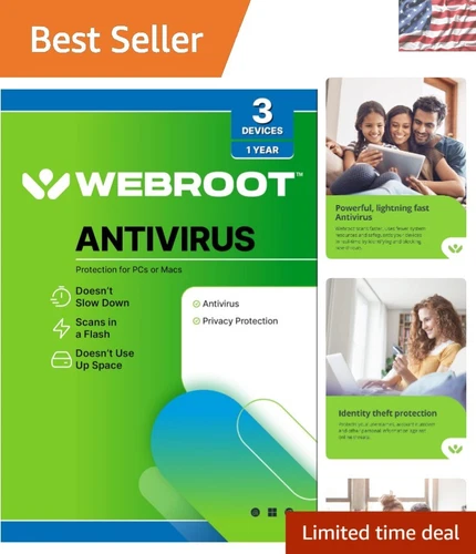 Complete Antivirus Software 2024 | Efficient 3-Device Plan with System Optimizer