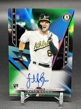 Seth Brown RC 2020 Topps Finest Firsts Green Refractor On-Card Auto 44/99 A's