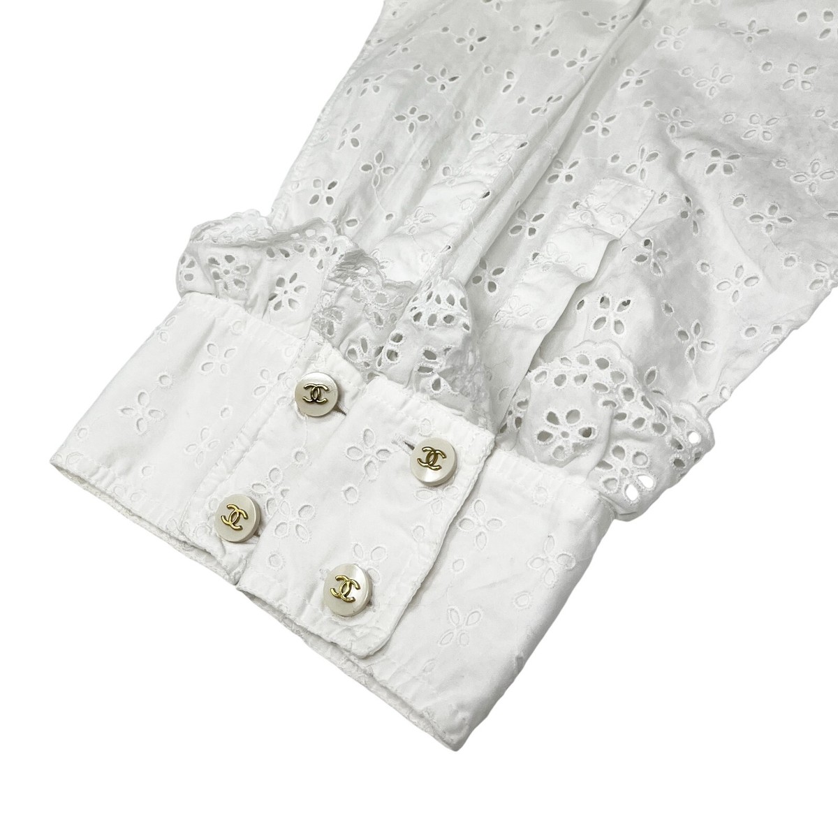 新品未使用　タグ付き　vintage CHANEL グローブ　ホワイト 新品未使用 タグ付き vintage CHANEL グローブ ホワイト