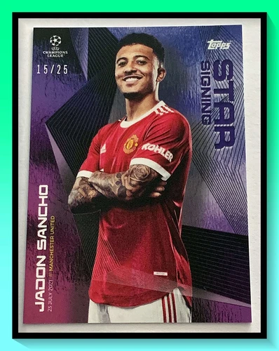2021 Topps Champions League Summer Signings Set - Numbered And Others