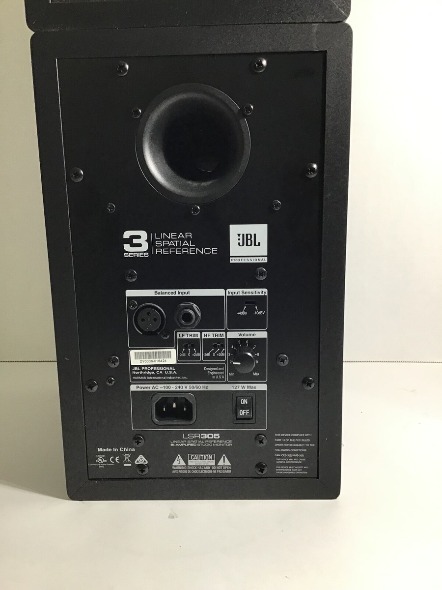 JBL LSR305 モニタースピーカー ペア ジャンク Yahoo!オークション -「jbl lsr305 パワードモニタースピーカー