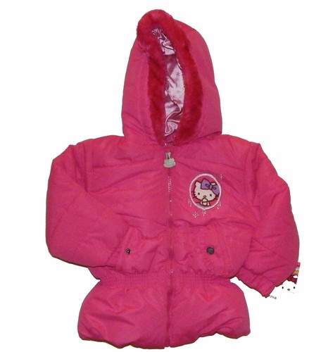 HELLO KITTY SANRIO Faux-Fur Winter Coat 